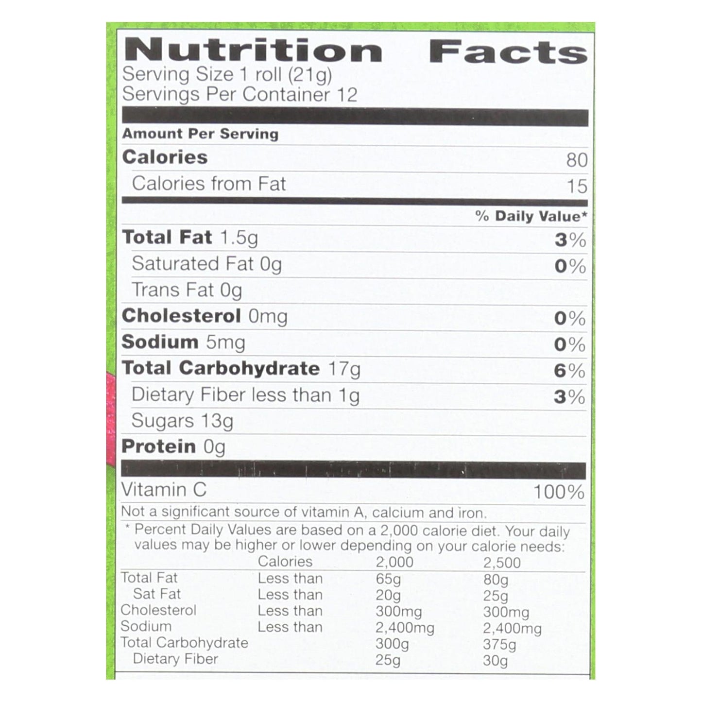 Annie's Homegrown Fruit Snacks Fruit Tape, 6-Pack x 9 Oz