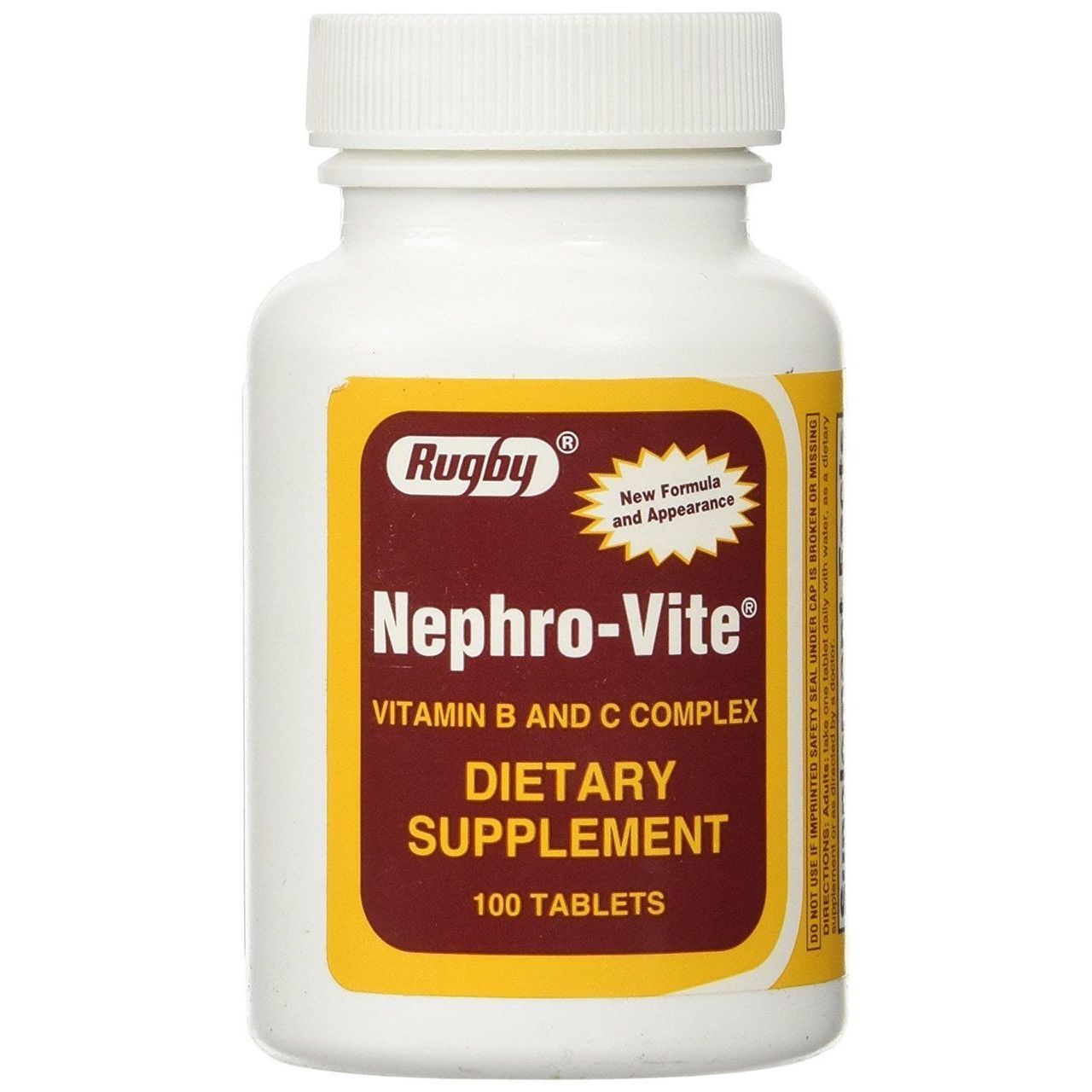 R&D Laboratories Nephro-Vite Vitamin B And C Complex Tablets