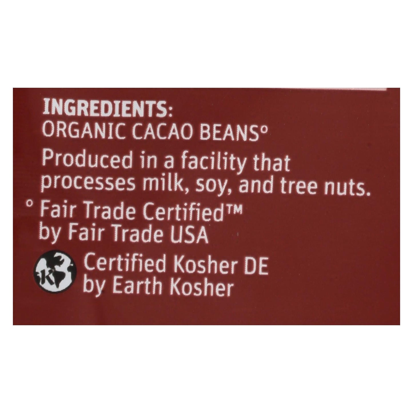 Tcho Organic 99% Unsweetened Baking Pieces (Pack of 6 - 8 Oz.)