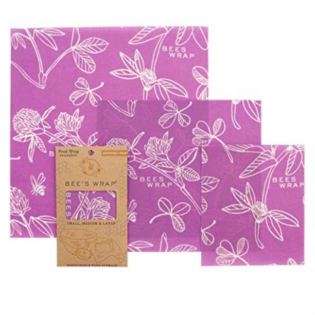 Bee's Wrap Reusable Food Wrap Assorted Clover 3 Pack (Case of 6)