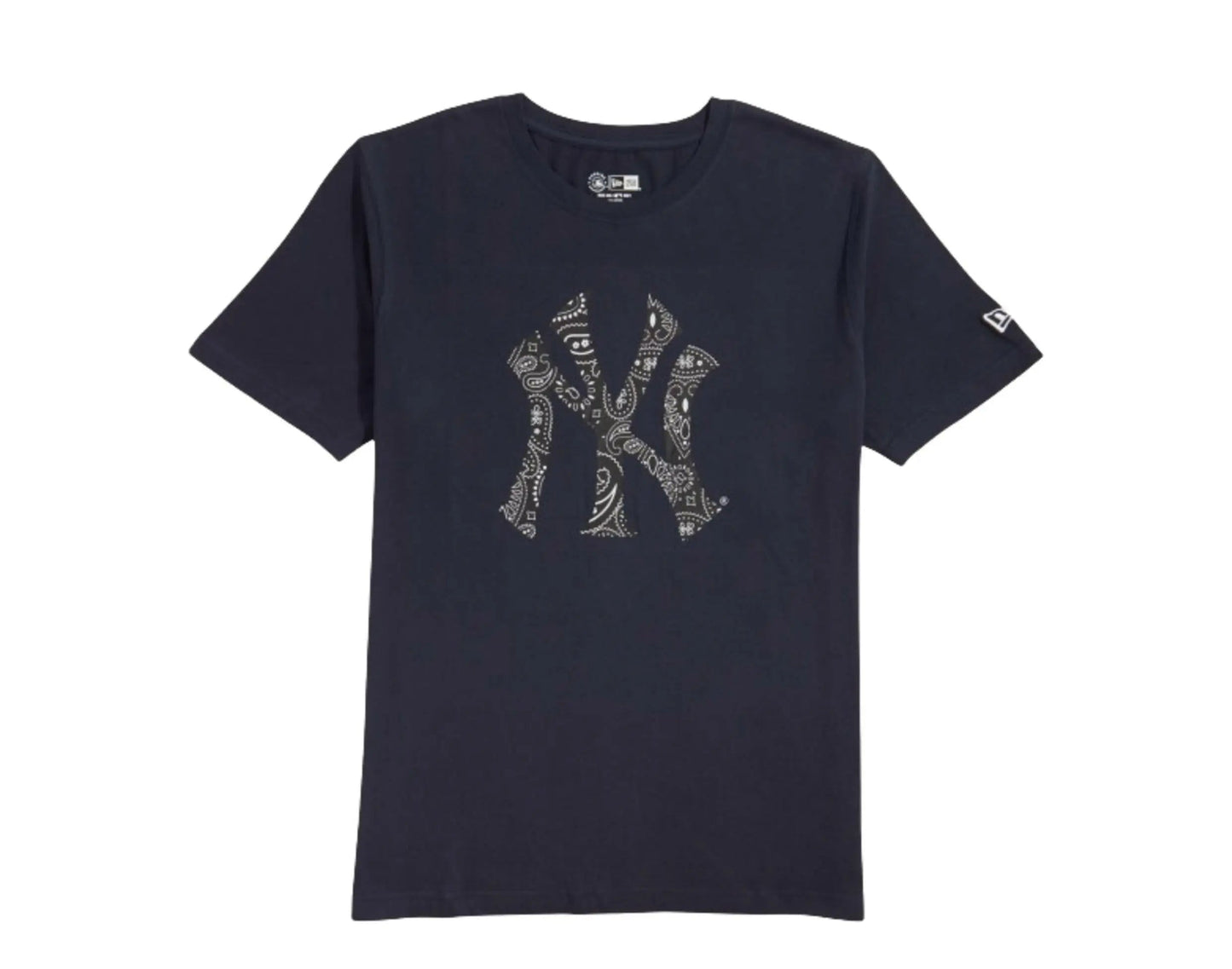 New Era New York Yankees Paisley Elements Men T-Shirt Navy