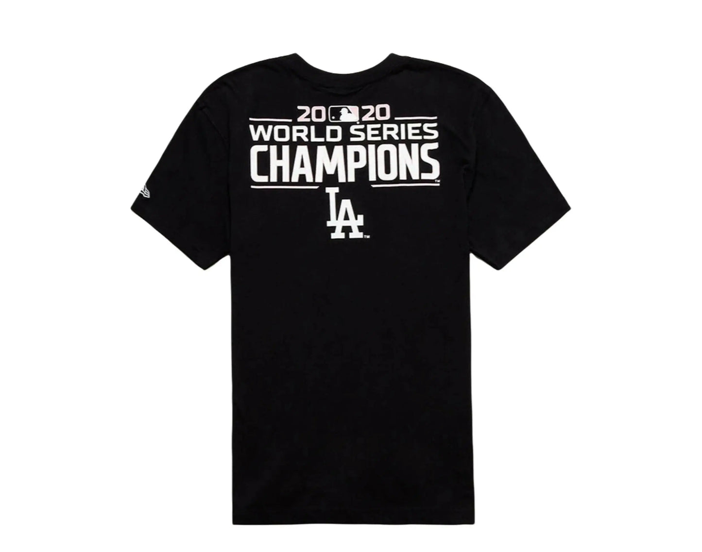 New Era Los Angeles Dodgers Team Drip World Series Men T-Shirt Black/Pink