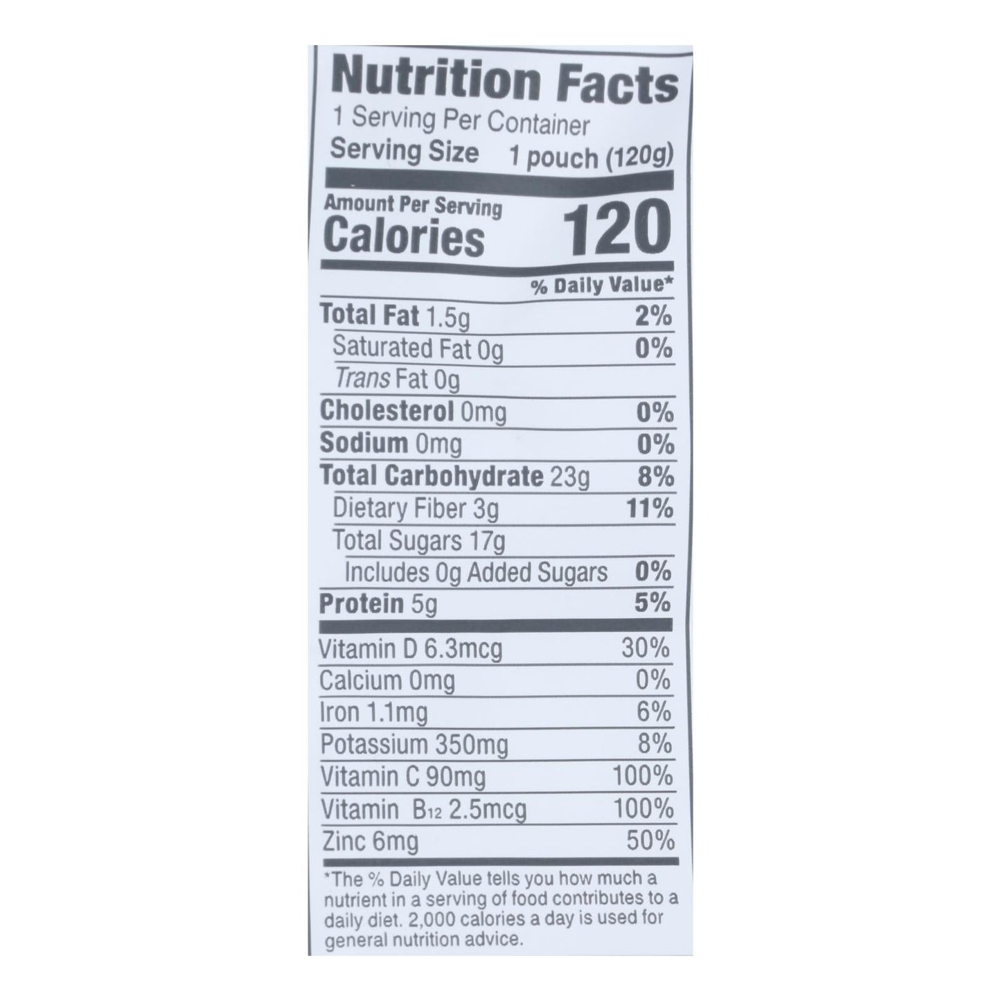 Noka Smoothie Strawberry Banana 4.22 Oz Pack of 6