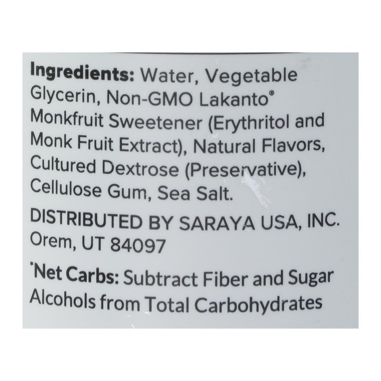 Lakanto Sugar-Free Simple Syrup with Natural Vanilla Flavor, 8 Pack, 16.5 Oz
