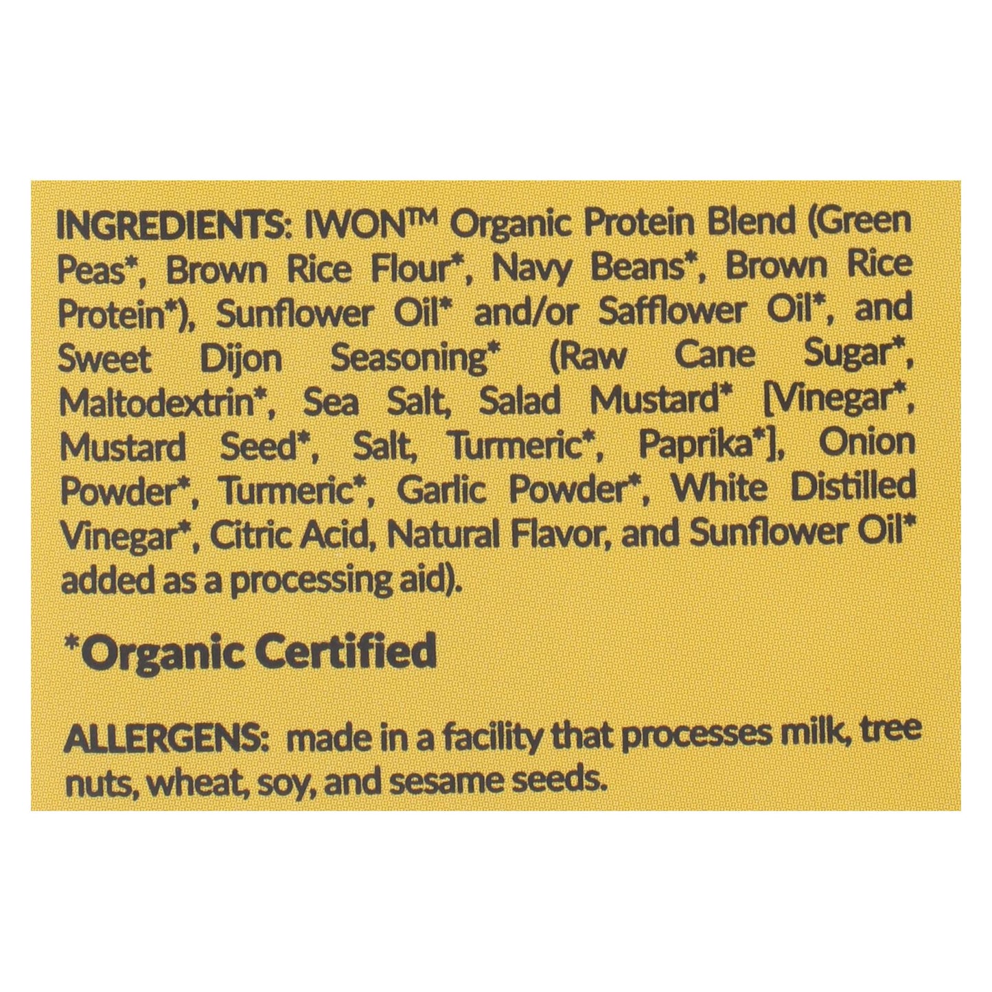 I Won! Nutrition Co Sweet Dijon Protein Chips, 5 Oz (Pack of 12)