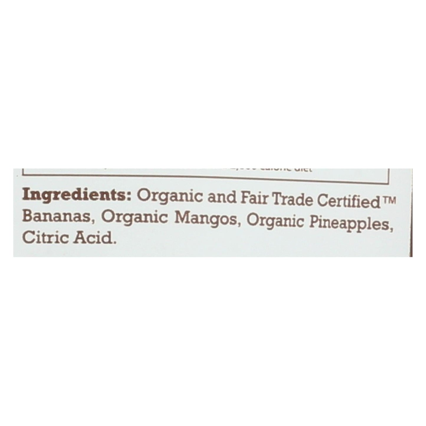 Natierra Organic Freeze-Dried Tropical Fruits and Strawberries (Pack of 12) - 1.5 Oz