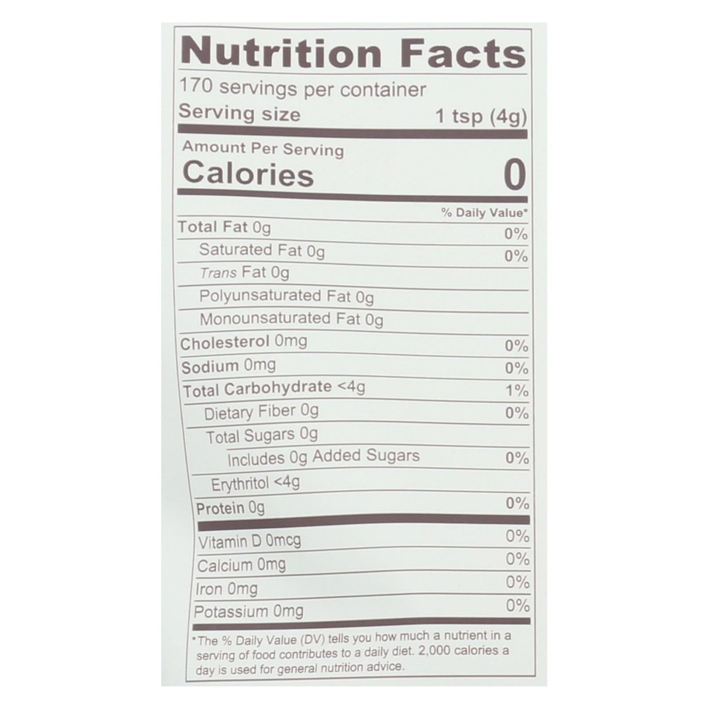Zsweet Zero Calorie Sugar-Free Natural Sweetener (Pack of 6) - 1.5 Lb