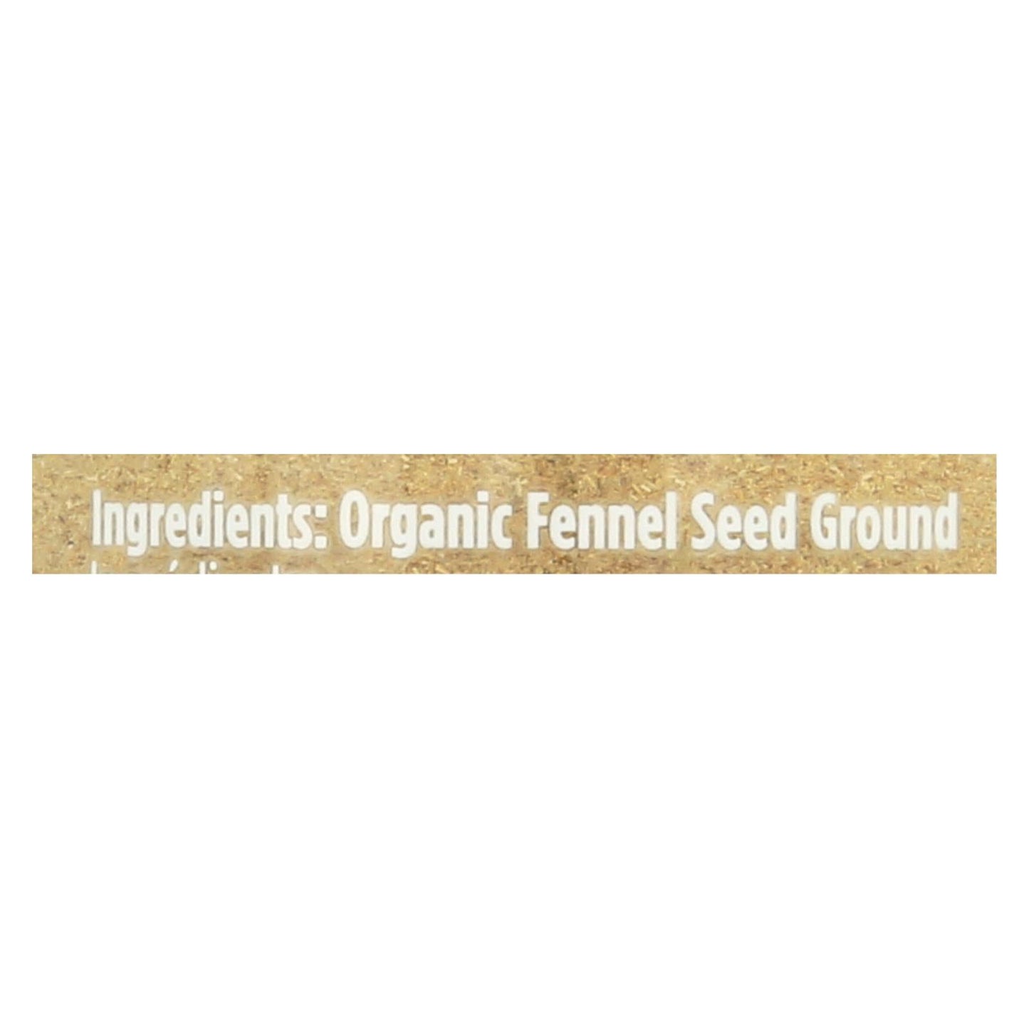 Spicely Organics Organic Ground Fennel (Pack of 3 - 1.3 Oz)
