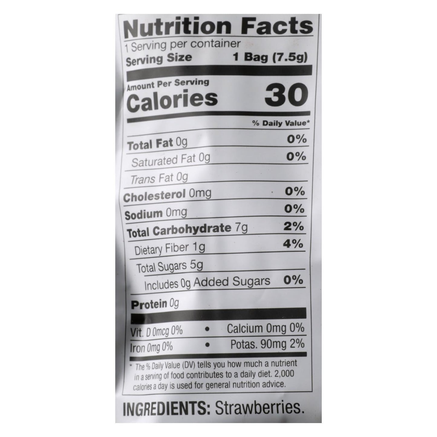 Brothers All Natural Strawberry Fruit Crisps - Pack of 24 - 0.26 Oz. Each