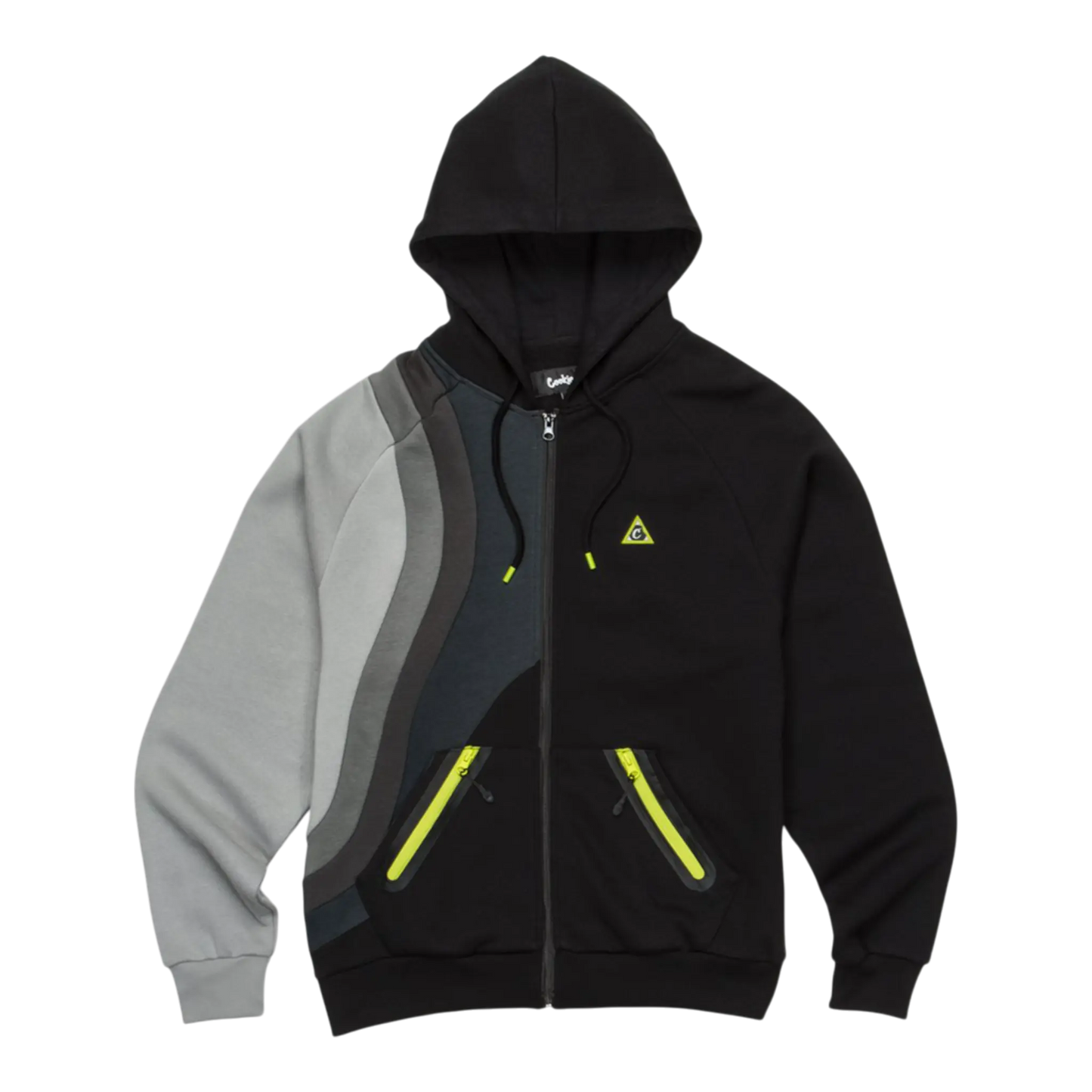 Cookies Ninety Five Tech Fleece Full-Zip Men Black/Lime