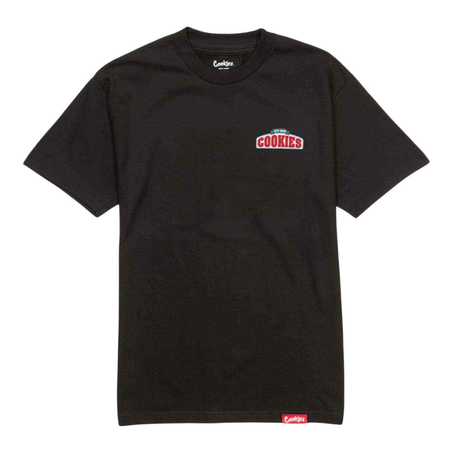 Cookies Arch Logo T-Shirt Men Black