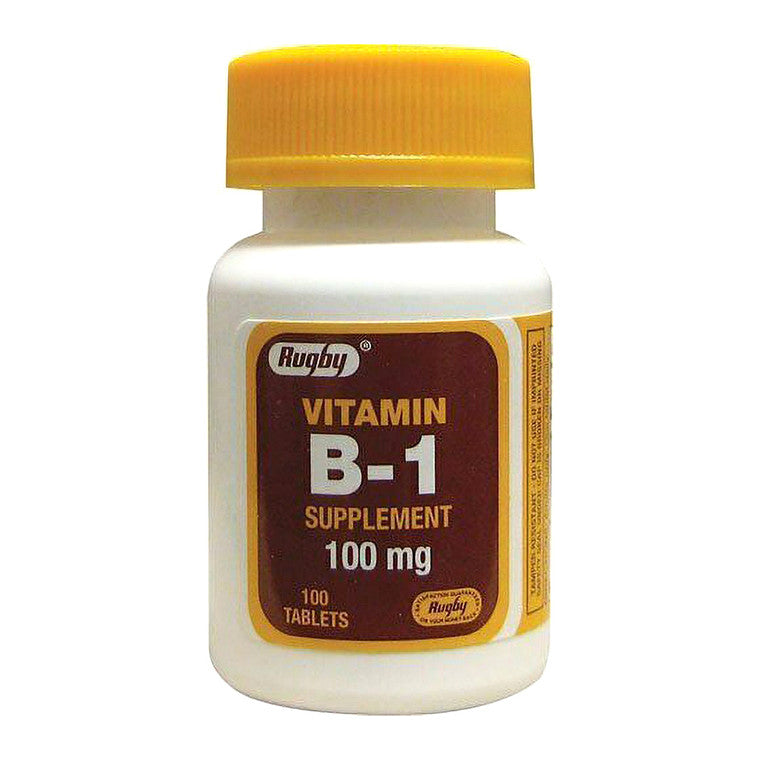 Rugby Vitamin B-1 100 Mg Supplement Tablets