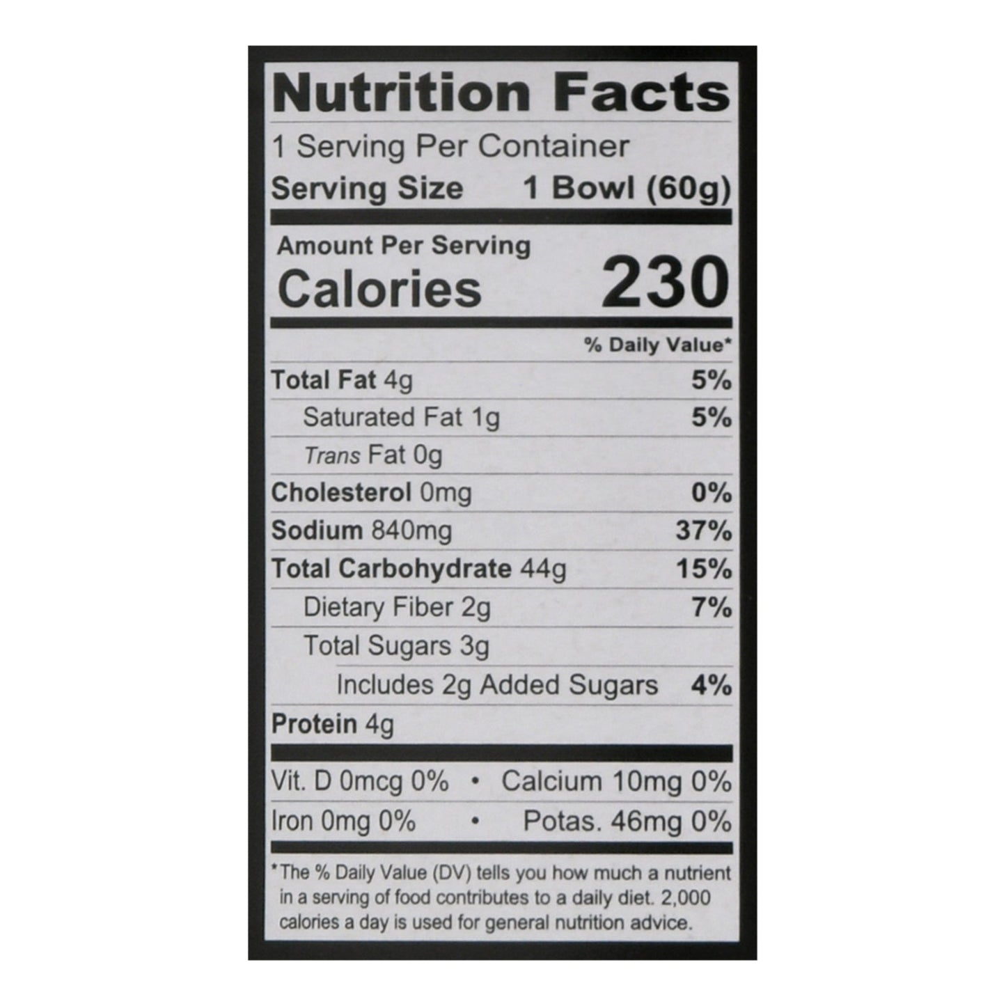 Snapdragon Foods Chicken Pho Bowl, 2.1 Oz., 6-Pack