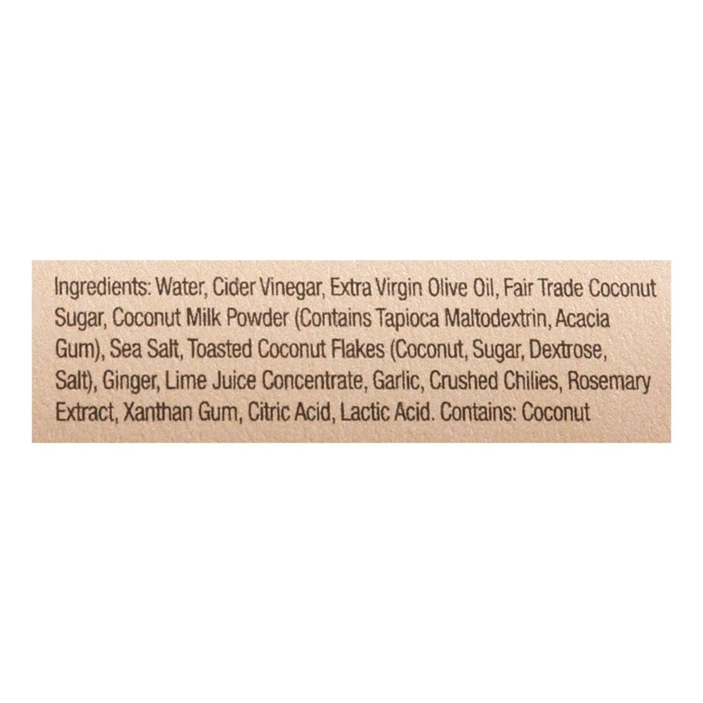Acid League Living Vinegar: Toasted Thai Coconut, 10.1 oz - 6 Pack