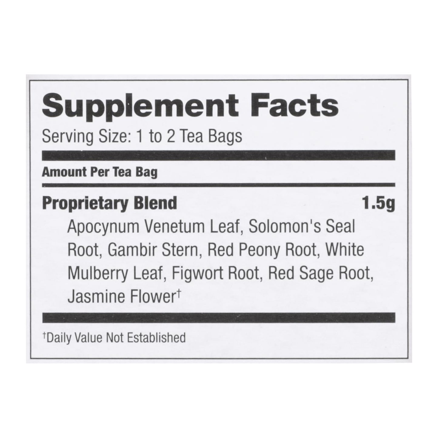 Bravo Teas & Herbs Blood Pressure Tea - 20 Tea Bags