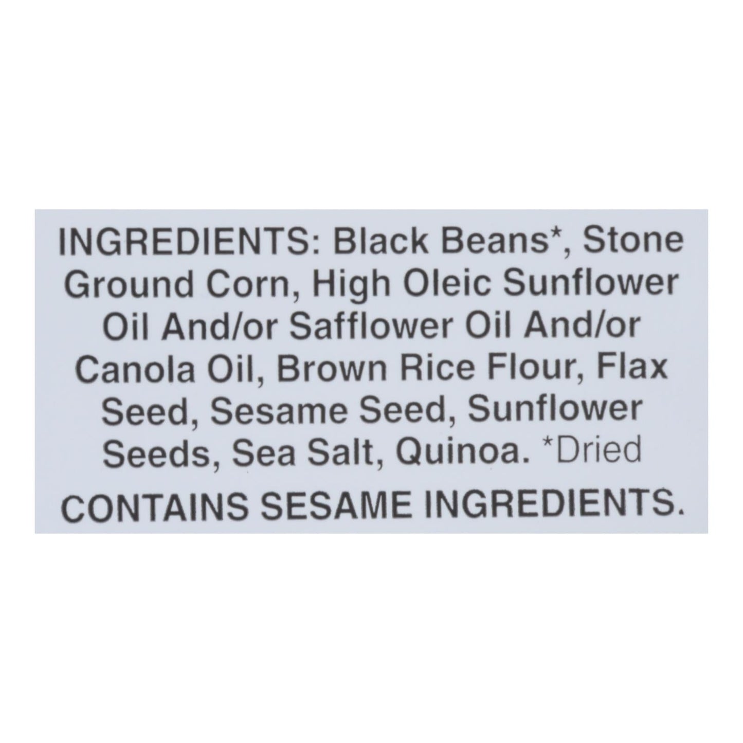Food Should Taste Good Multigrain Bean Chips - Black Bean, 12 Pack x 5.5 Oz