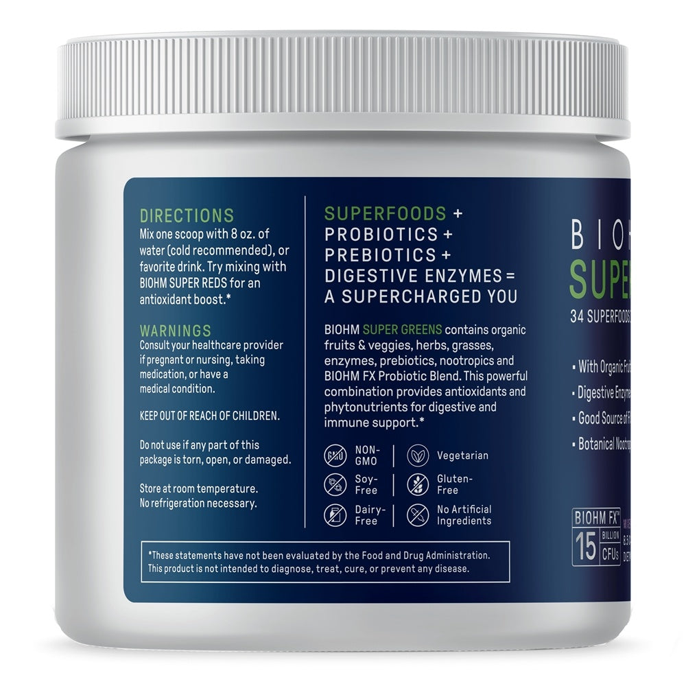 Biohm Super Greens 8.5 Oz