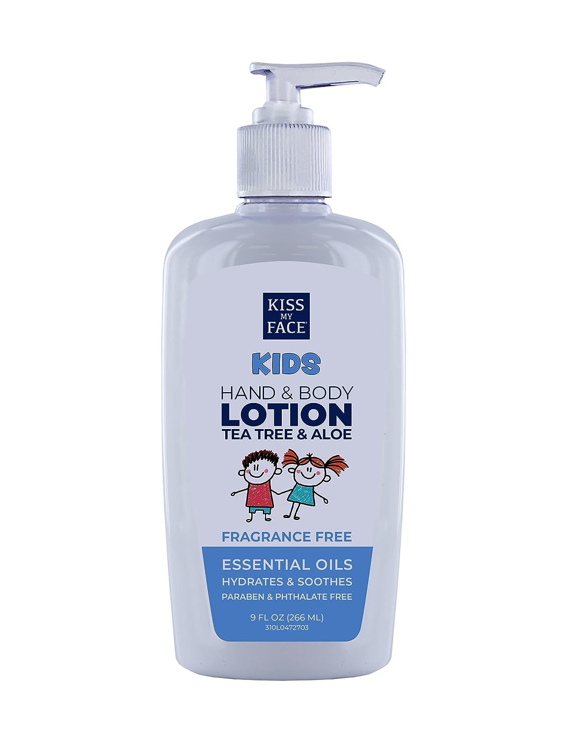 Kiss My Face Kids Fragrance-Free Lotion for Hand & Body - 9 Fl Oz