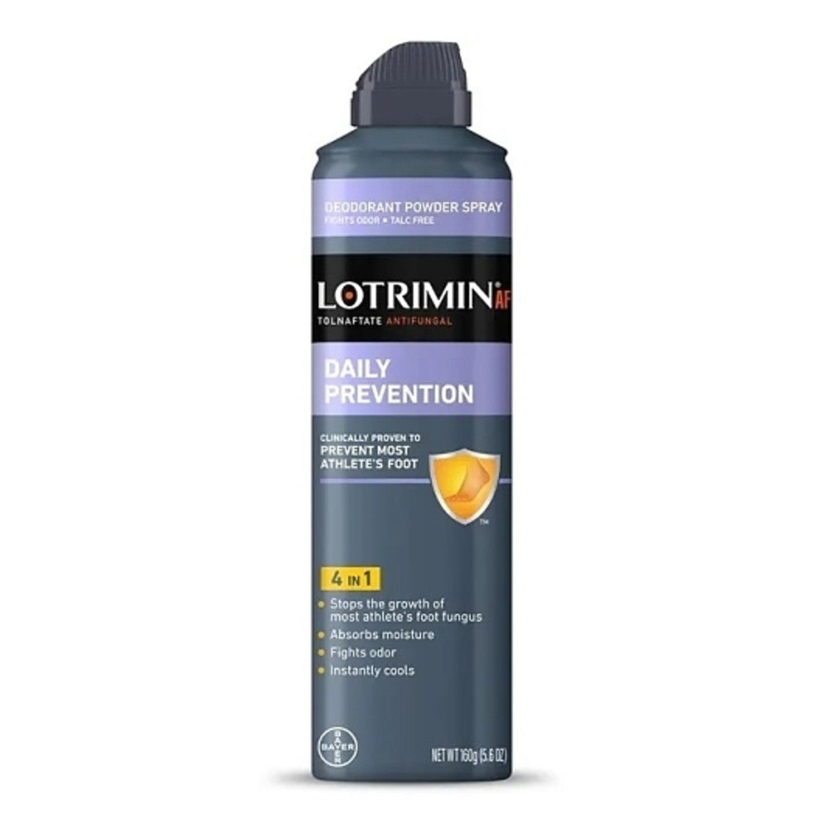 Lotrimin Af Athletes Foot Daily Prevention Antifungal Powder Spray 5.6 Oz
