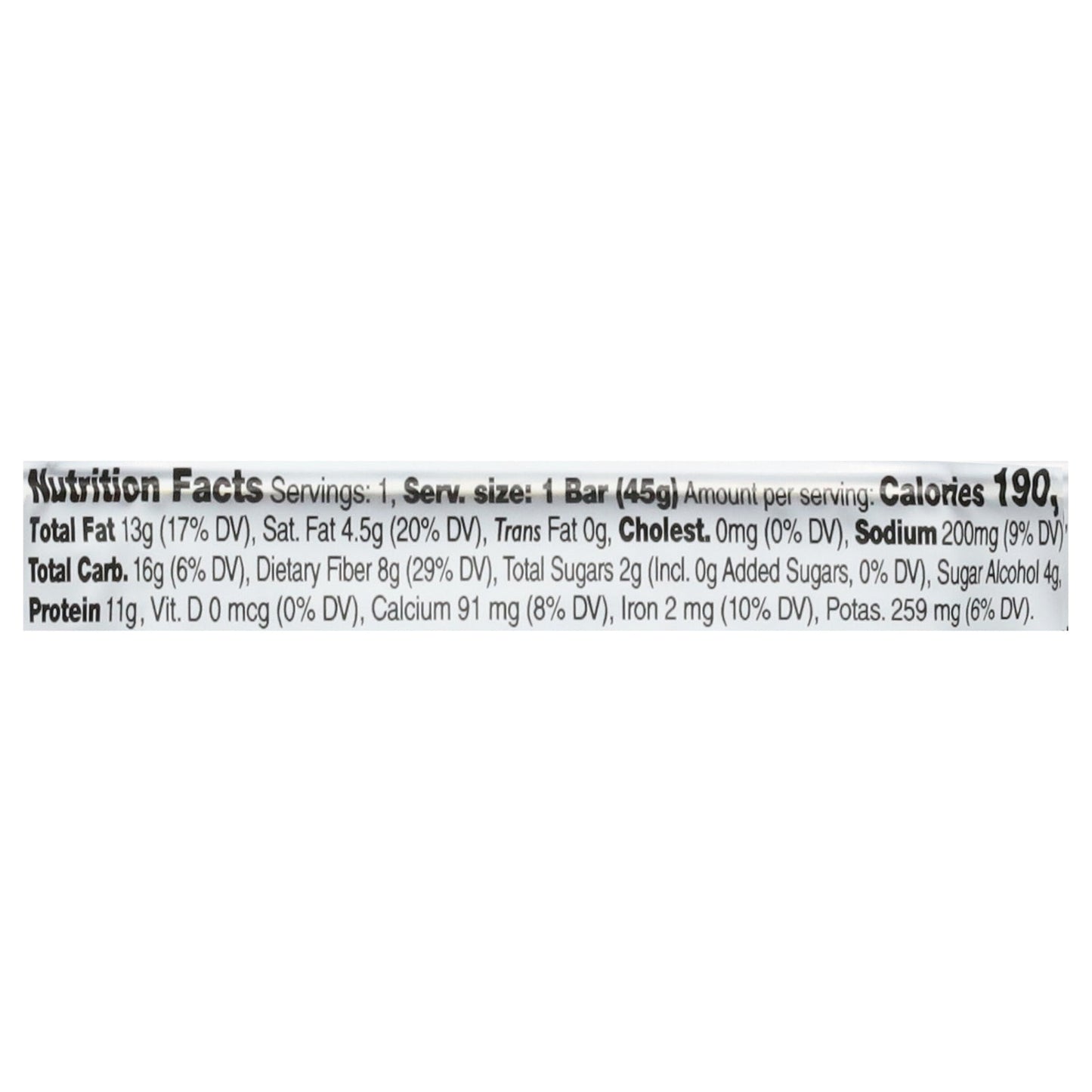 Cando Bar Dark Chocolate Almond Sea Salt 1.59 Oz Case of 12