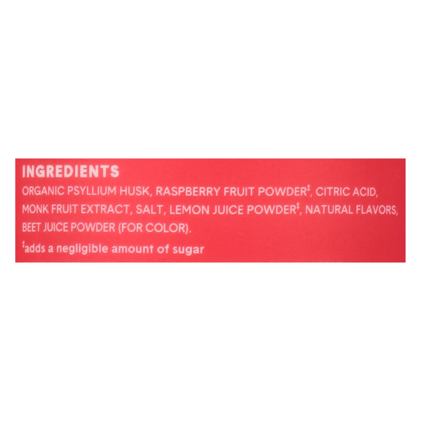 Bellway Super Fiber + Fruit Powder Lemon Raspberry (8.3 Oz) - Case of 4