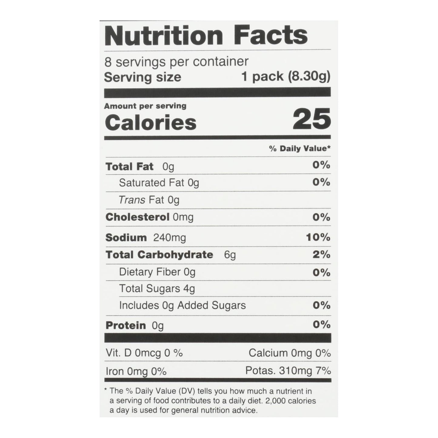 Cure Hydration Lemonade Hydration Drink Mix - 8/0.26 Oz. Packets