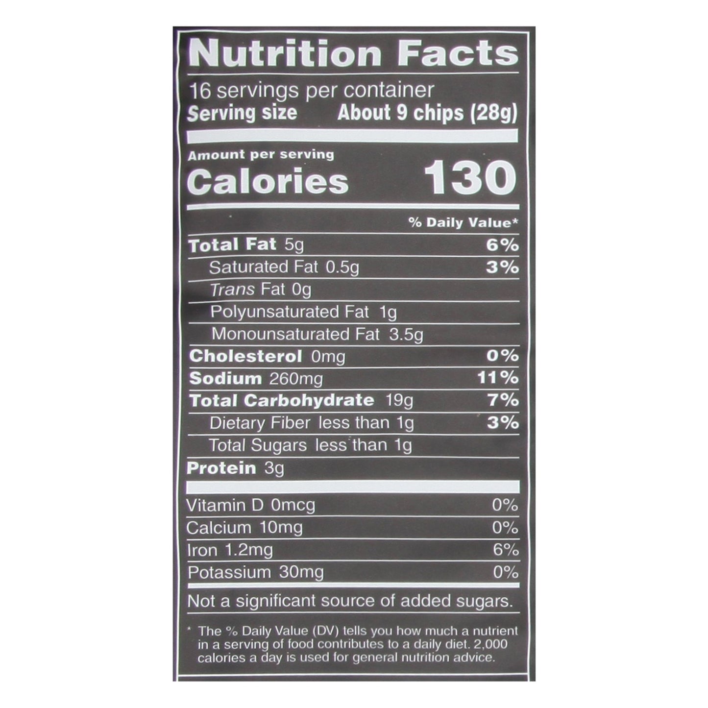 Stacy's Simply Naked Pita Chips, 16 Oz Bag (Pack of 6)