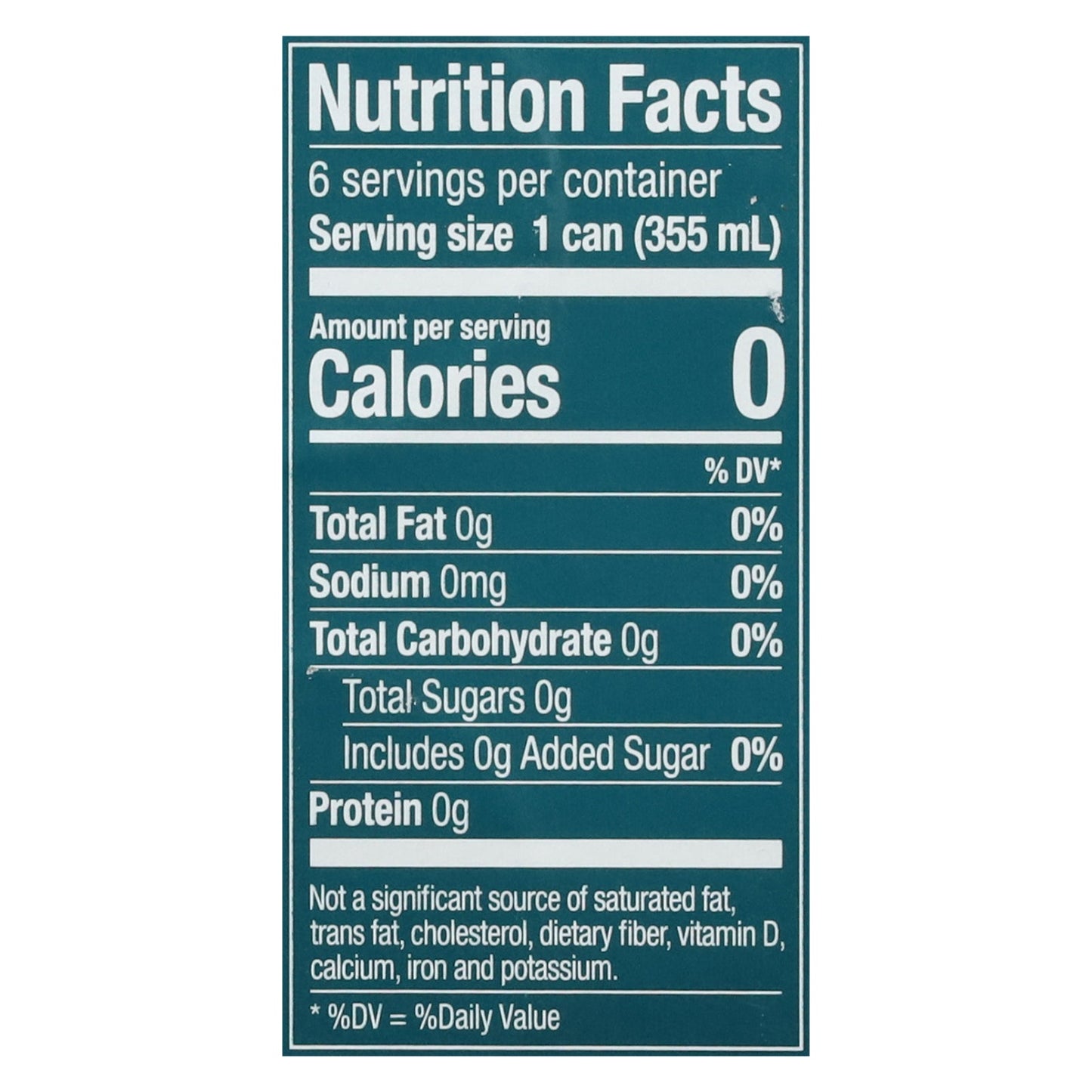 Zevia Zero Calorie Ginger Ale Soda, Case of 4 - 6/12 Fl Oz Cans