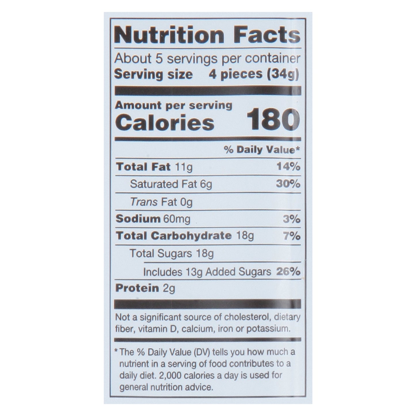 Darrell Lea Milk Chocolate Rocky Road, 6.4 oz, Case of 12