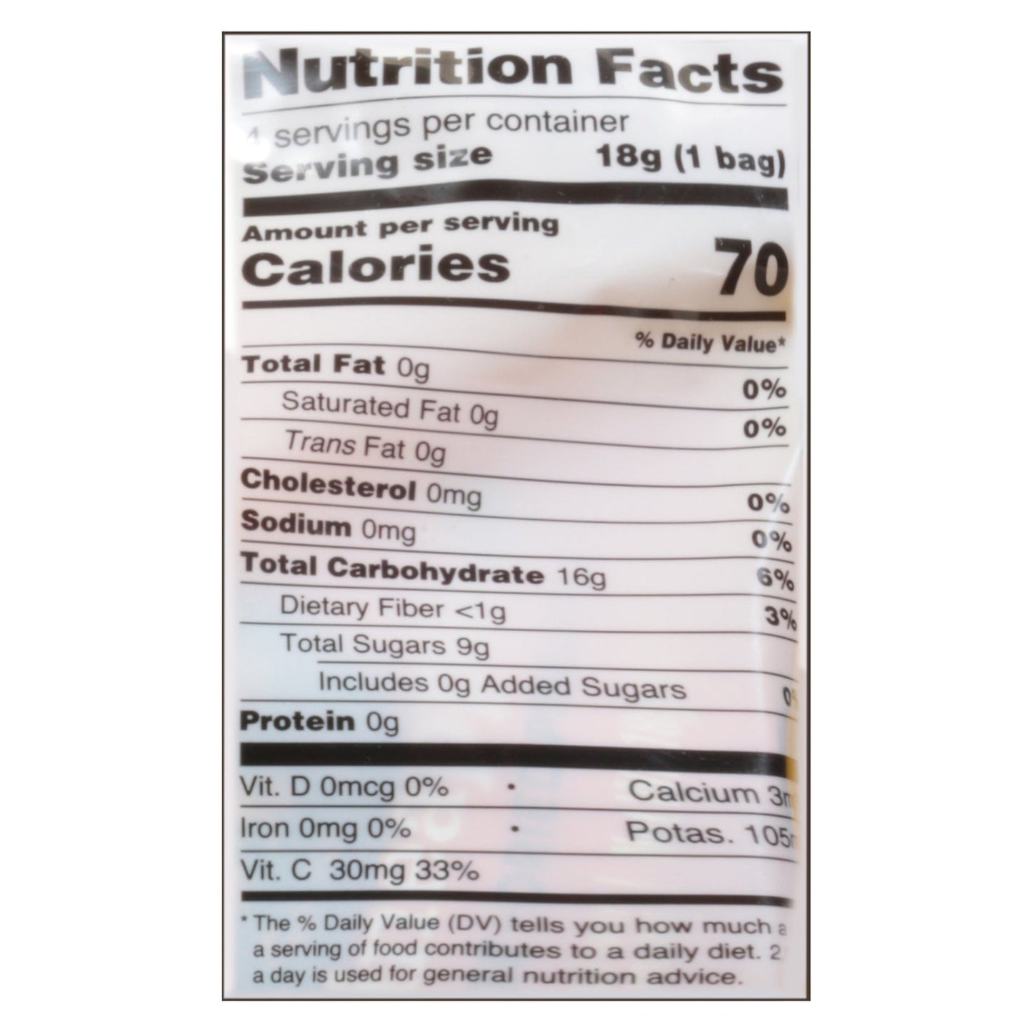 Crispy Green Crispy Pineapple Slices - 4 Packs of 8 - 2.54 Ounces