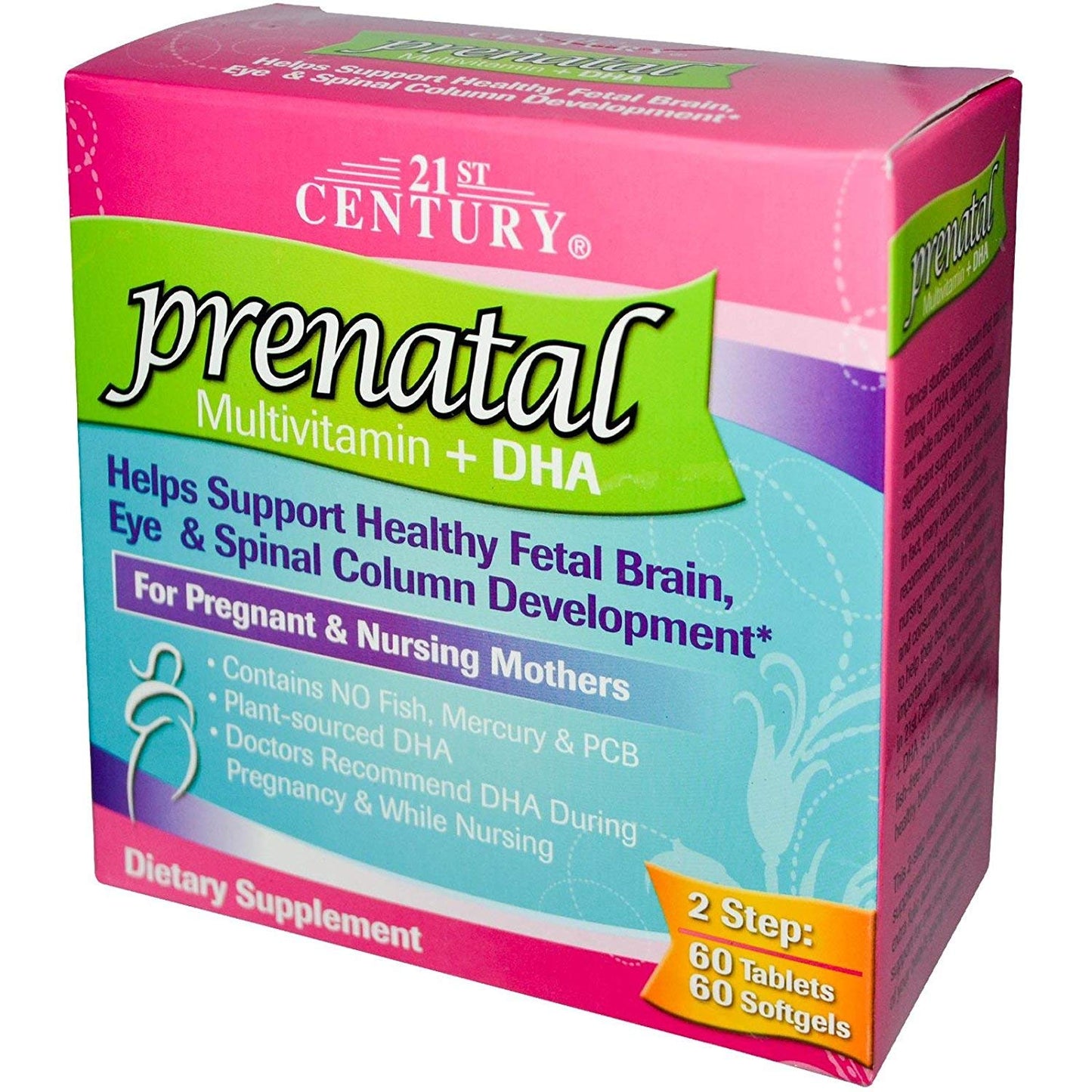 21st Century Prenatal Multivitamin + Dha Kit Tablets Softgels 120Ct