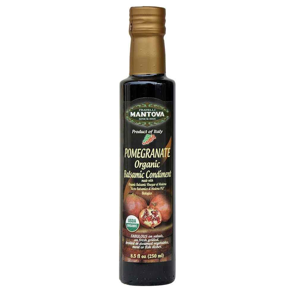 Mantova Blsmc Vinegar Pomegranate Flavor - 8.5 Fl Oz (Case of 6)