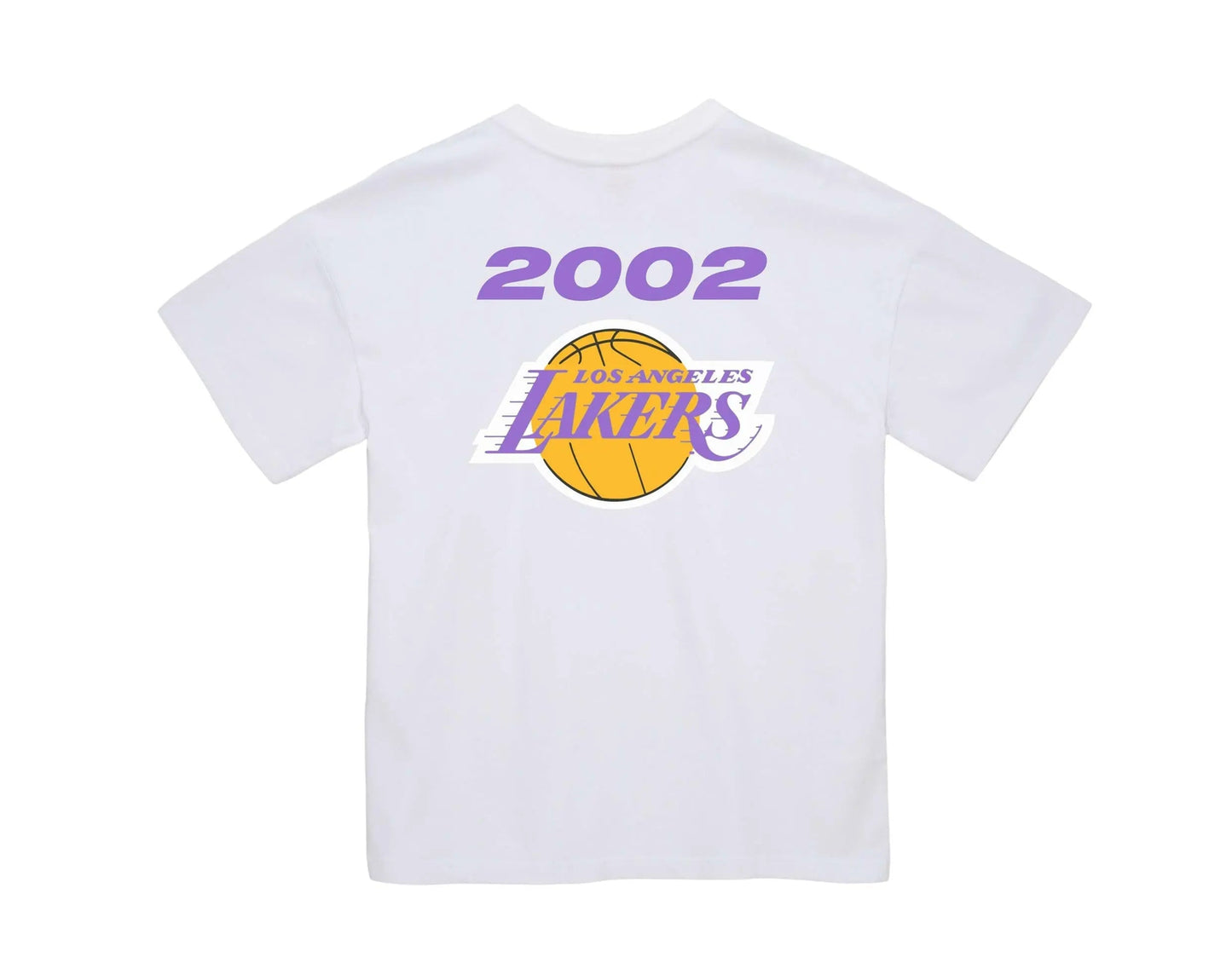 Mitchell & Ness Los Angeles Lakers QS 2002 Finals Men T-Shirt White