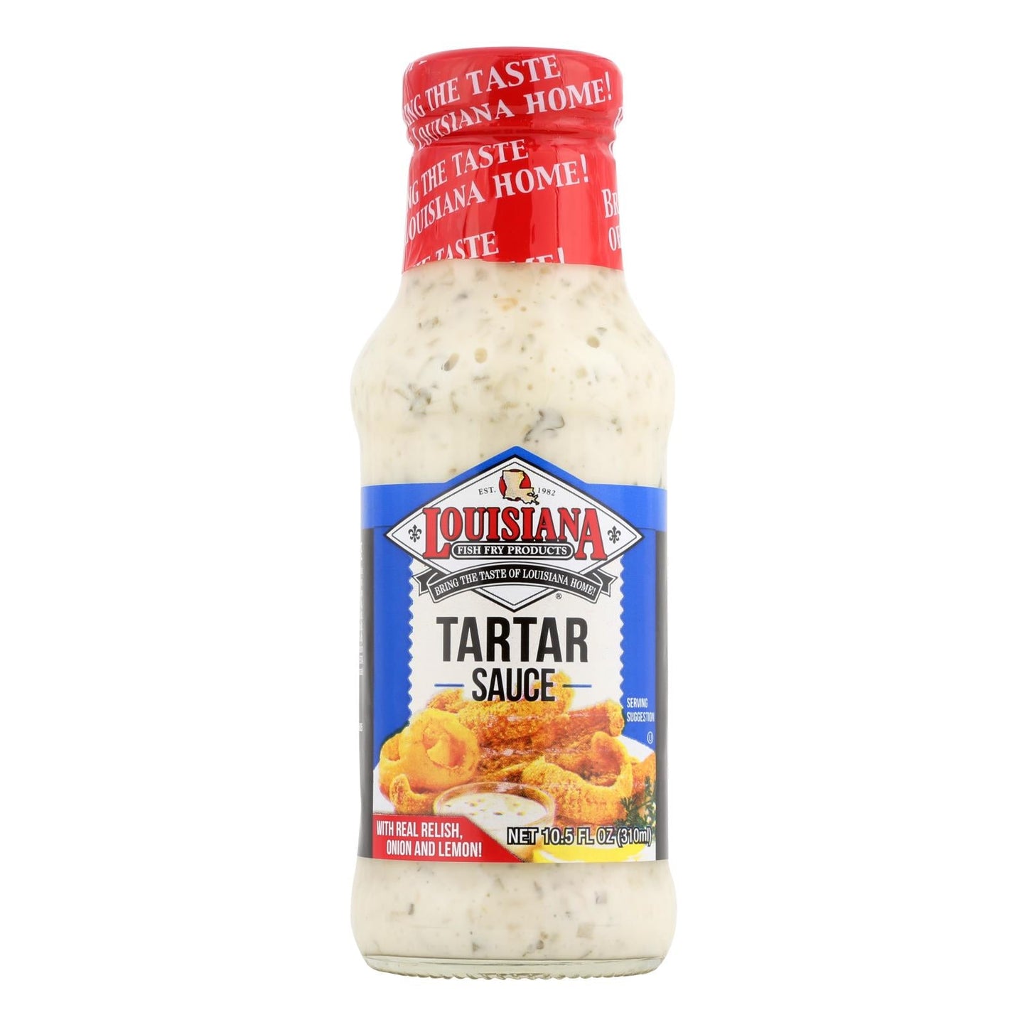 Louisiana Fish Fry Tartar Sauce - Pack of 6 - 10.5 Oz - Creamy Tangy Flavor