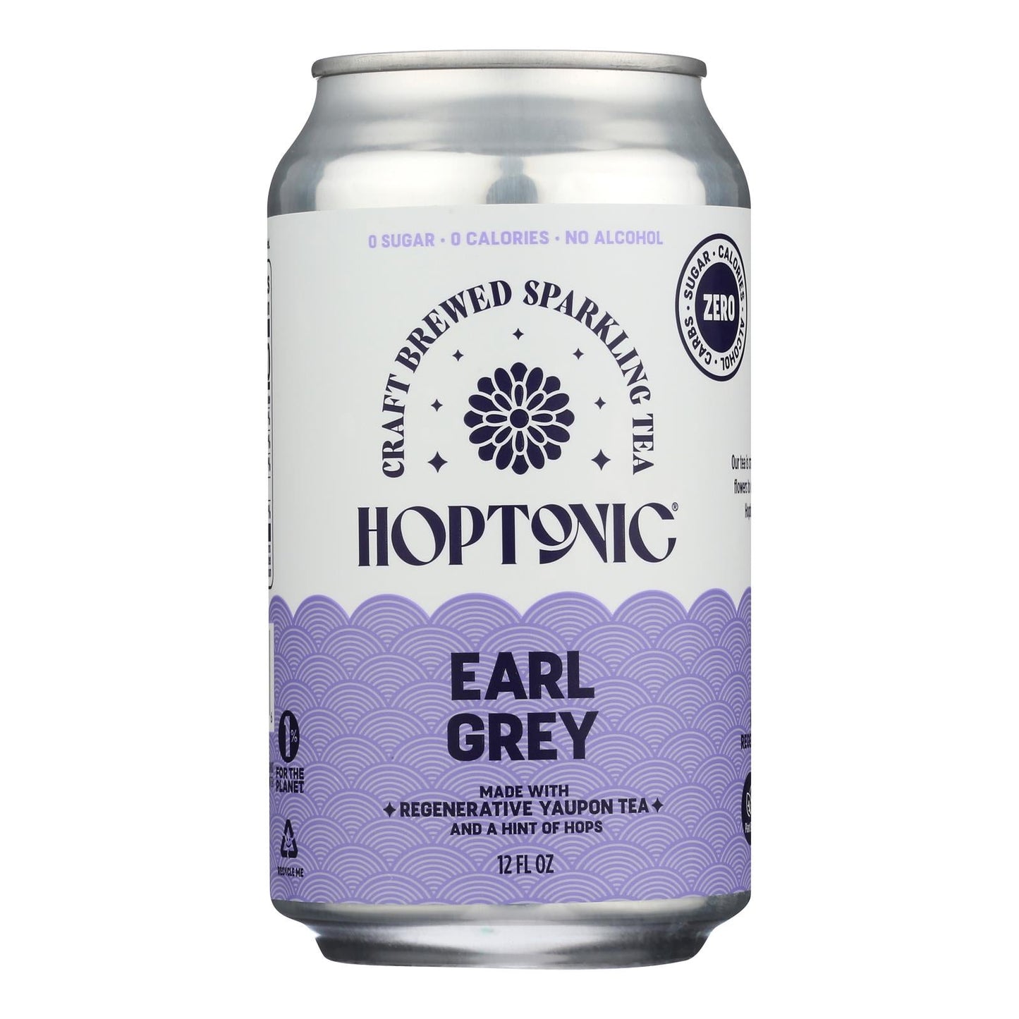 Hoptonic Tea Organic Sparkling Earl Grey, 12 fl oz (12 Pack)