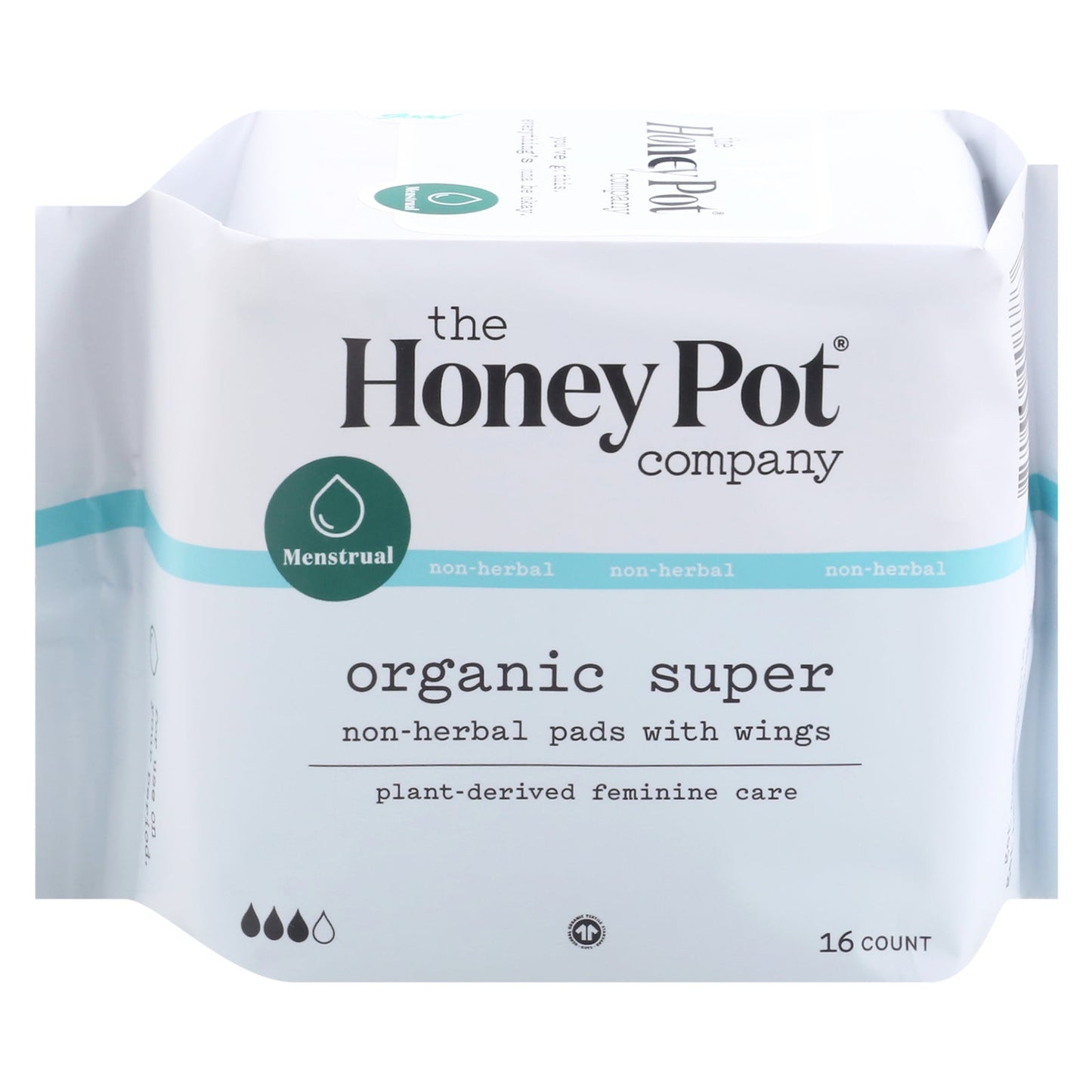 The Honey Pot Monster Pads Non Herbal Super Absorbency - 16 Count