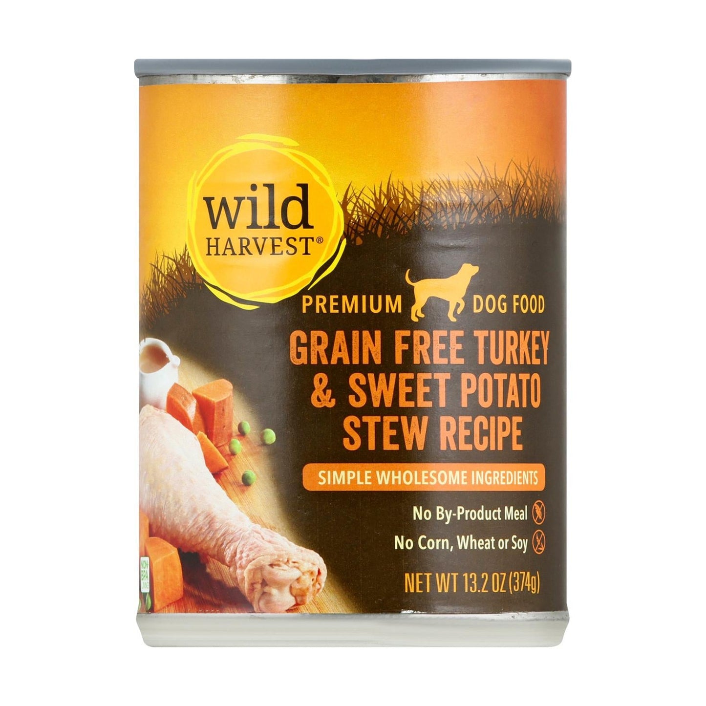 Wild Harvest Dog Food Turkey & Sweet Potato Stew, 13.2 oz (Pack of 12)