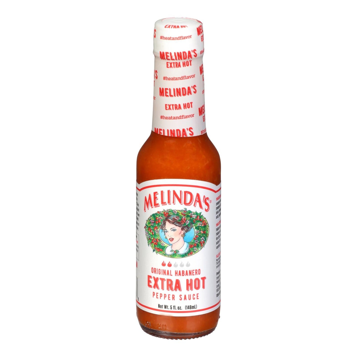 Melinda's Habanero Pepper Sauce - Extra Hot - 5 Oz - Pack of 12 - Authentic Flavor