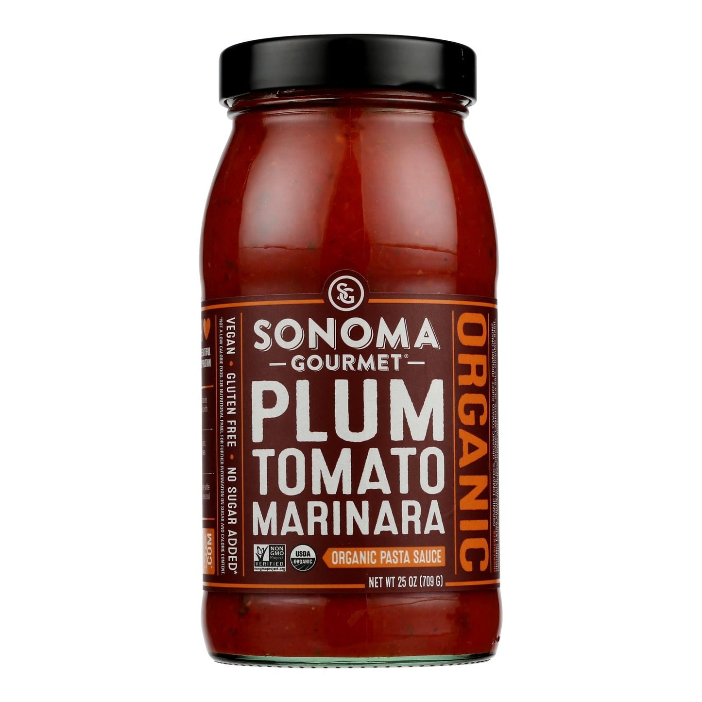 Sonoma Gourmet Marinara Pasta Sauce, Pack of 6 (25 Oz Each)