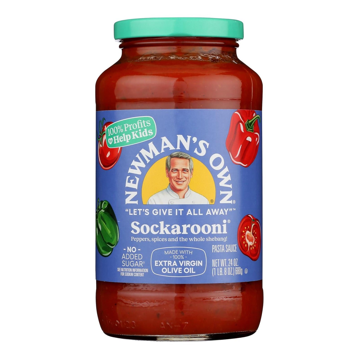 Newman's Own Sockarooni Pasta Sauce - 8 (24 oz Each)
