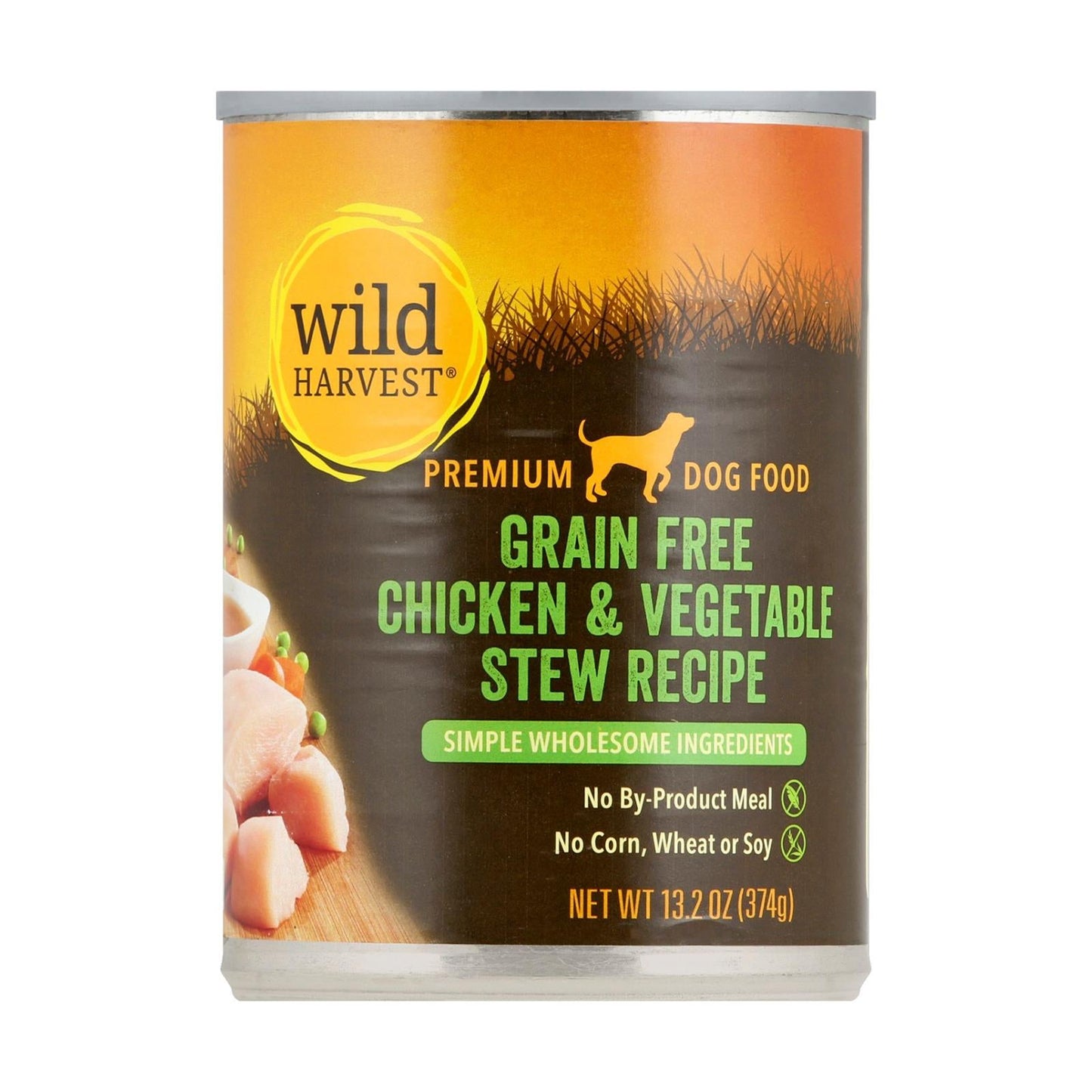 Wild Harvest Chicken & Vegetable Stew in Gravy Dog Food, 13.2 oz (Pack of 12)