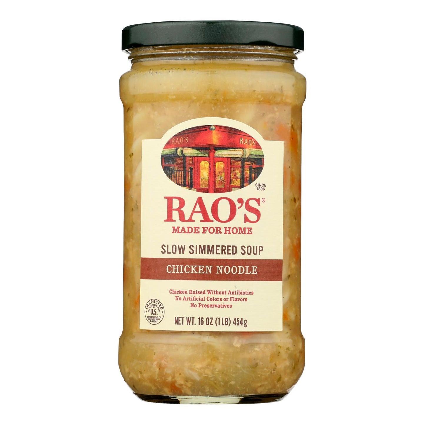 Rao's Chicken Noodle Soup (Pack of 6) - 16 oz - Authentic Italian Recipe