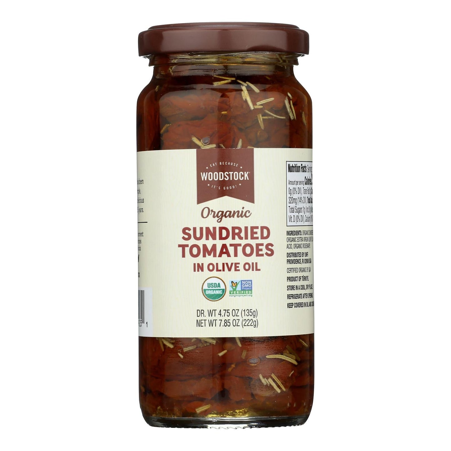 Woodstock Tomato & Sun-Dried Olive Oil, Organic, 7.85 oz (Pack of 12)
