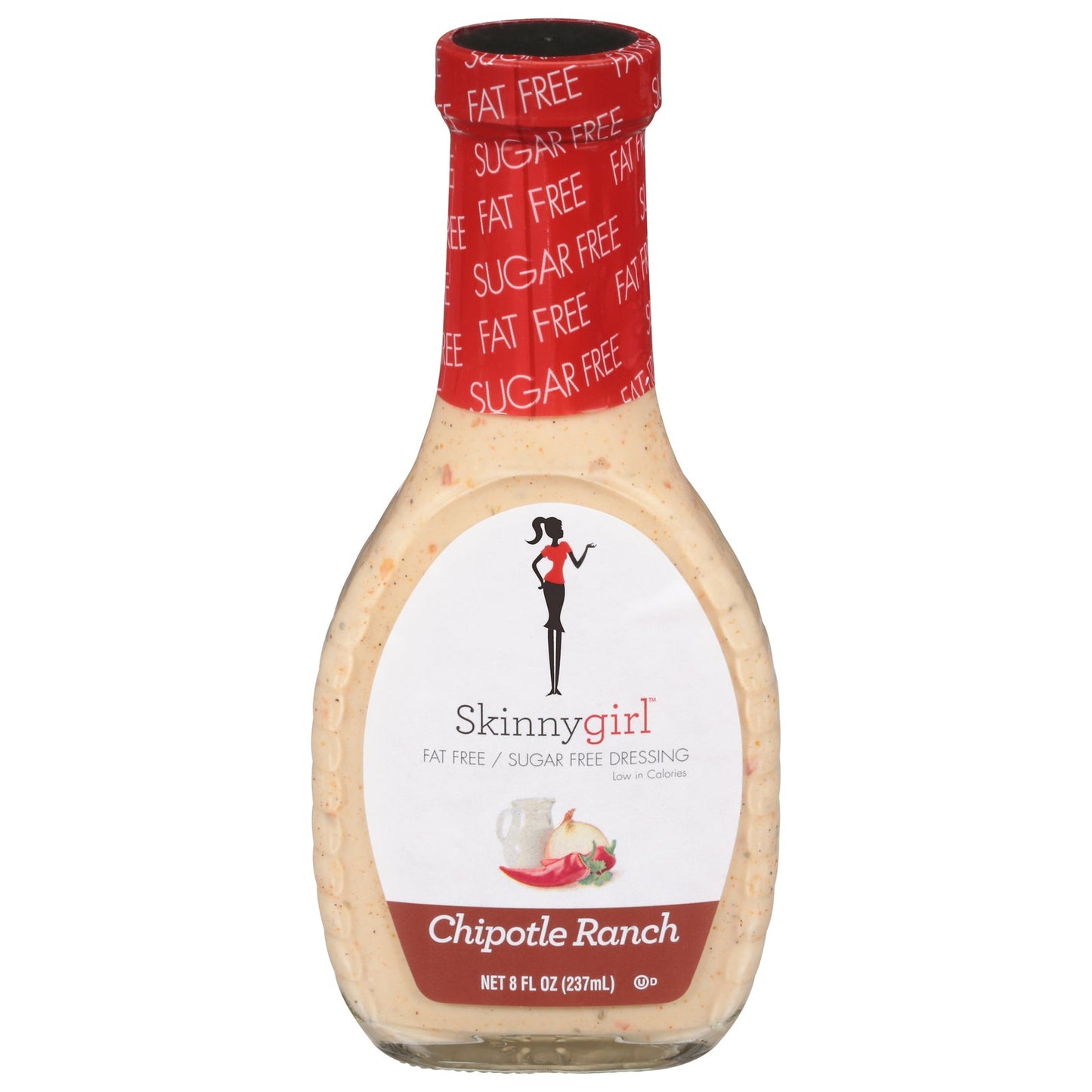 Skinnygirl Dressing Sugar Free Fat Free Chipotle Ranch, 12 x 8 fl oz