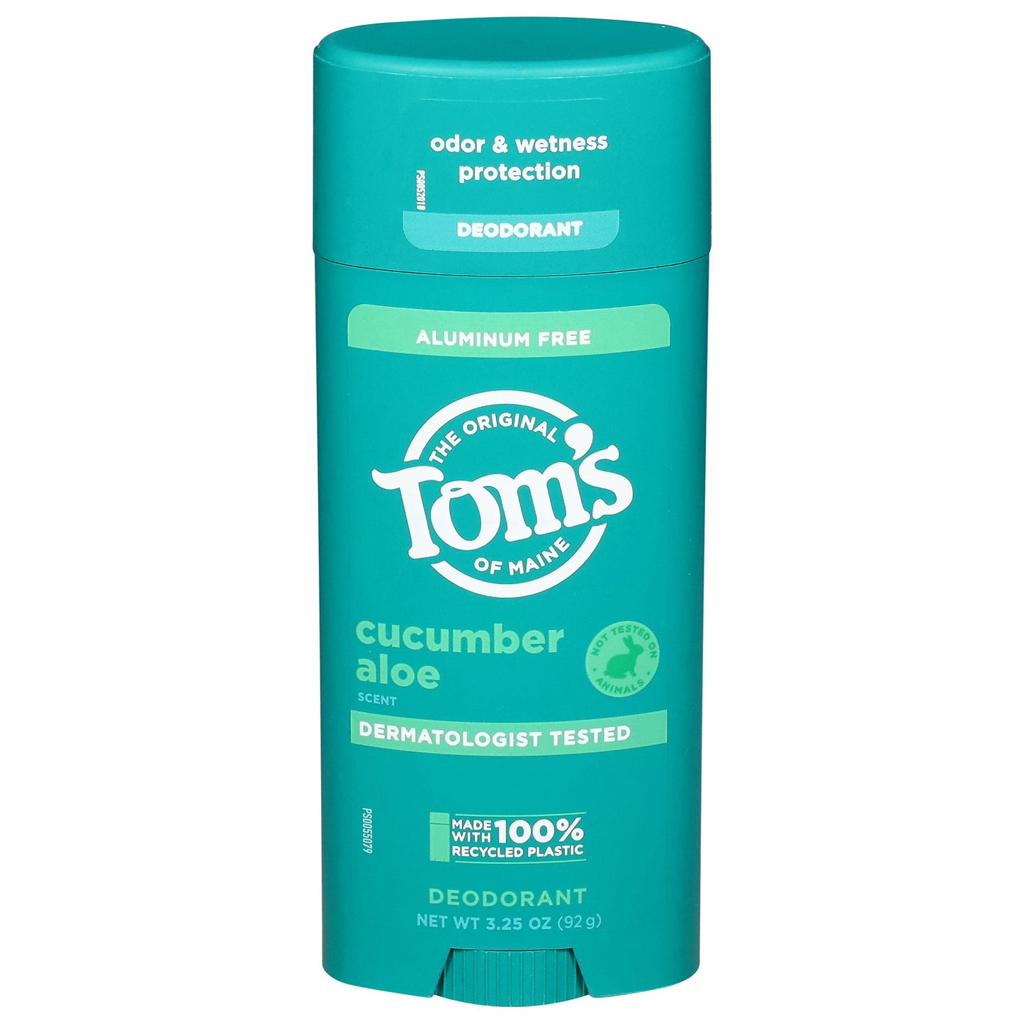 Tom's of Maine Natural Deodorant Stick, Cucumber Aloe, 3.25 oz (Single Pack)