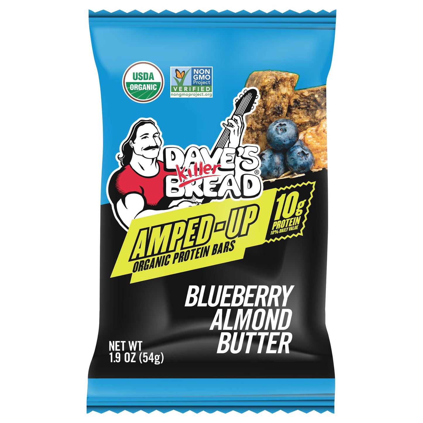 Dave's Killer Bread Organic Blueberry Almond Butter Bar - 1.9 Oz (Pack of 12)