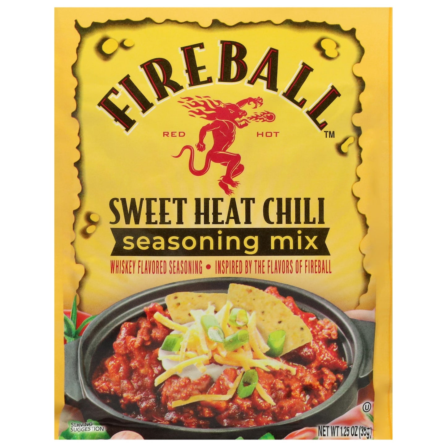 Fireball Cinnamon Sweet Heat Chili - 1.25 oz - 12 Count