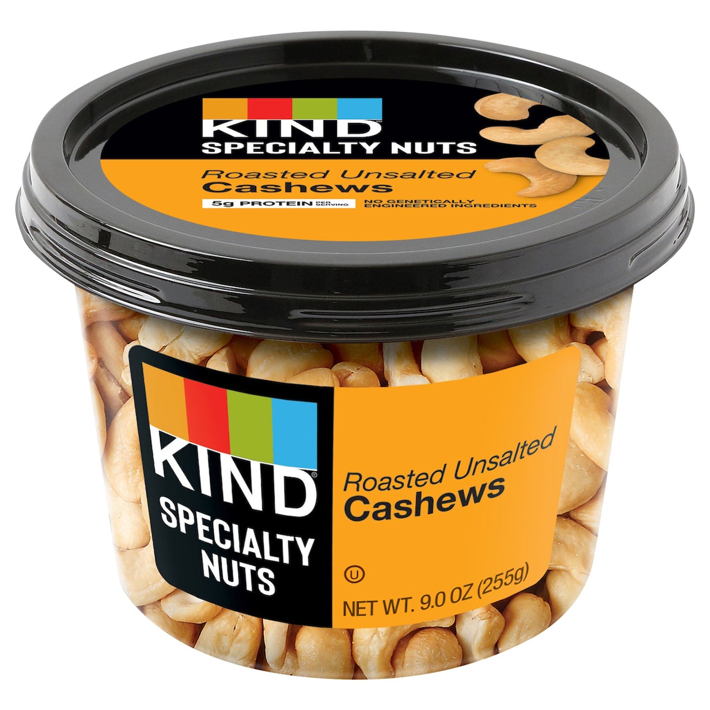 Kind Cashews, Roasted Unsalted, 6 x 9 oz Bags