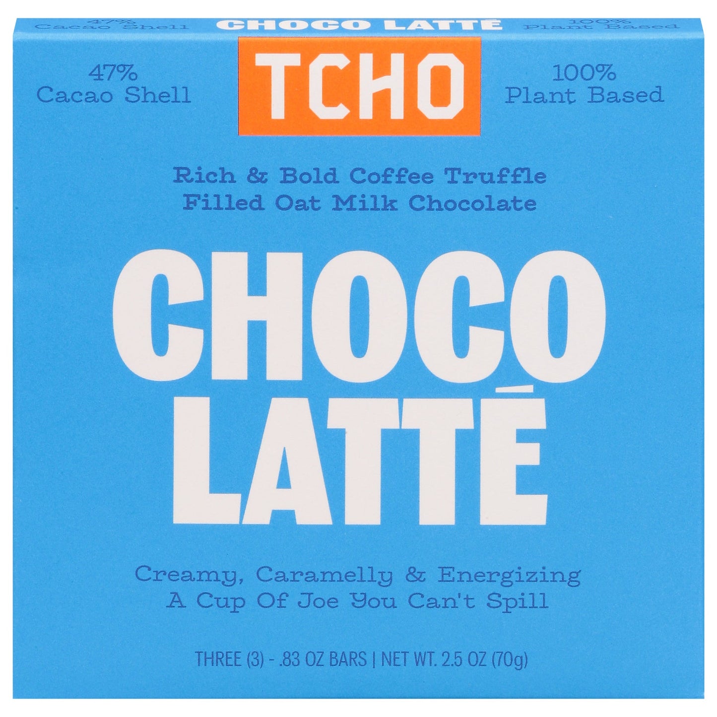 Tcho Choco Latte Milk Chocolate Bar - 10 x 2.5 oz Bars