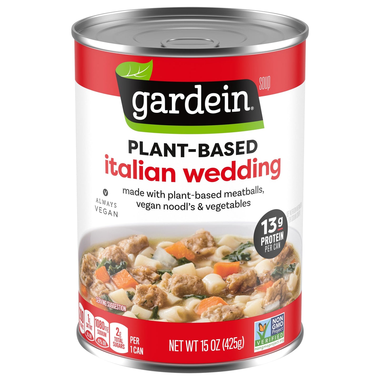 Gardein Italian Wedding Plant-Based Soup, 15 oz (Pack of 12)